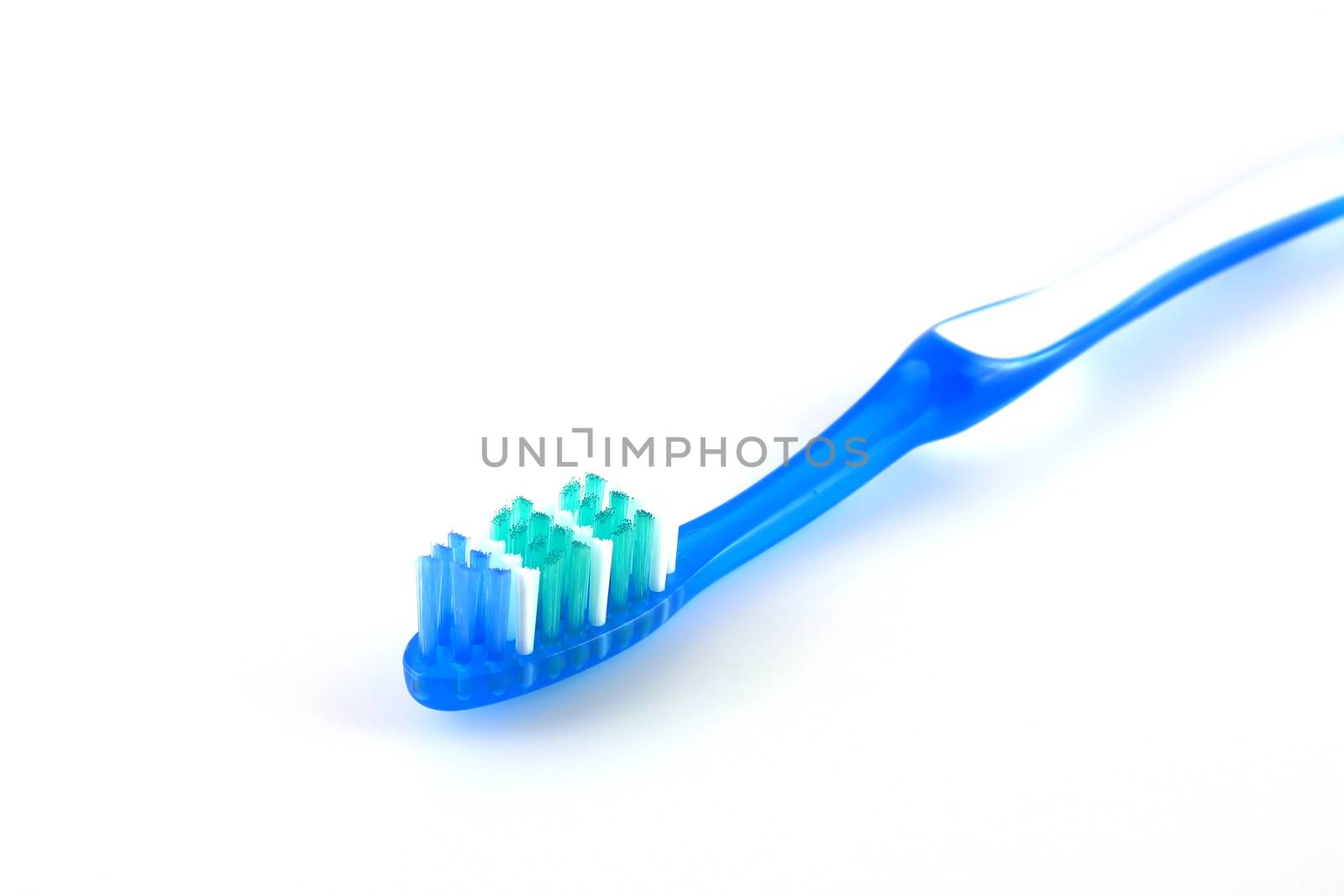 Tooth-brush over white