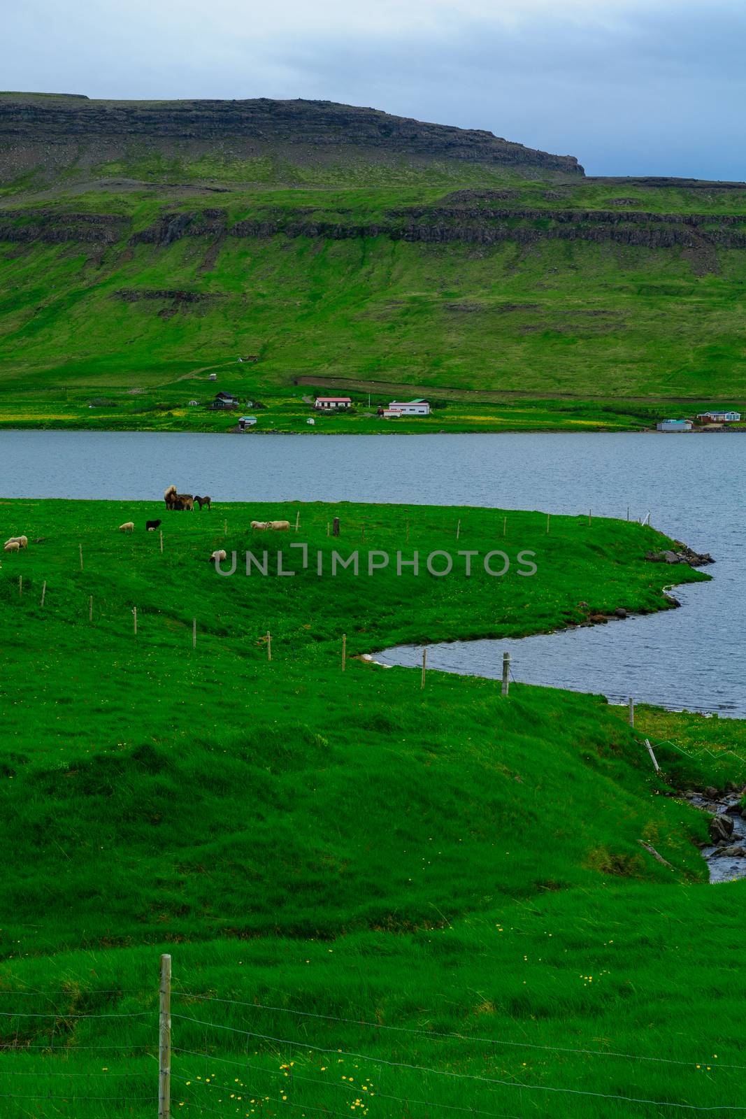 Landscape and countryside in the Snaefellsnes peninsula, west Iceland