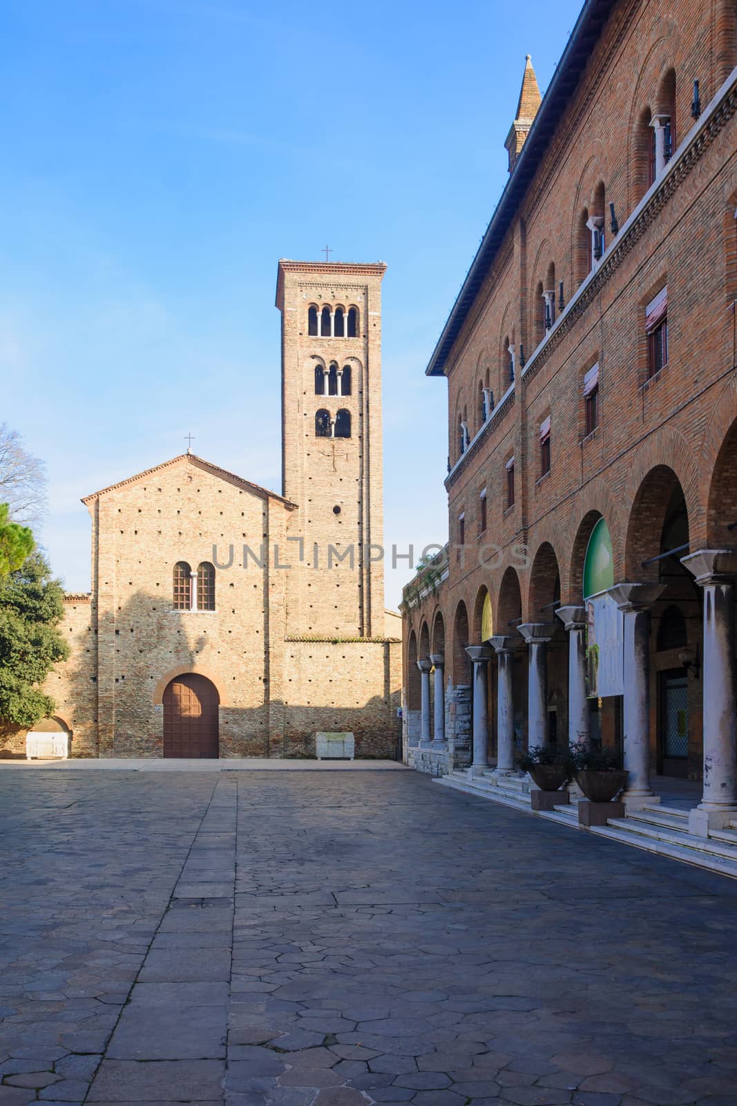 The Basilica of San Francesco in Ravenna, Emilia-Romagna, Italy