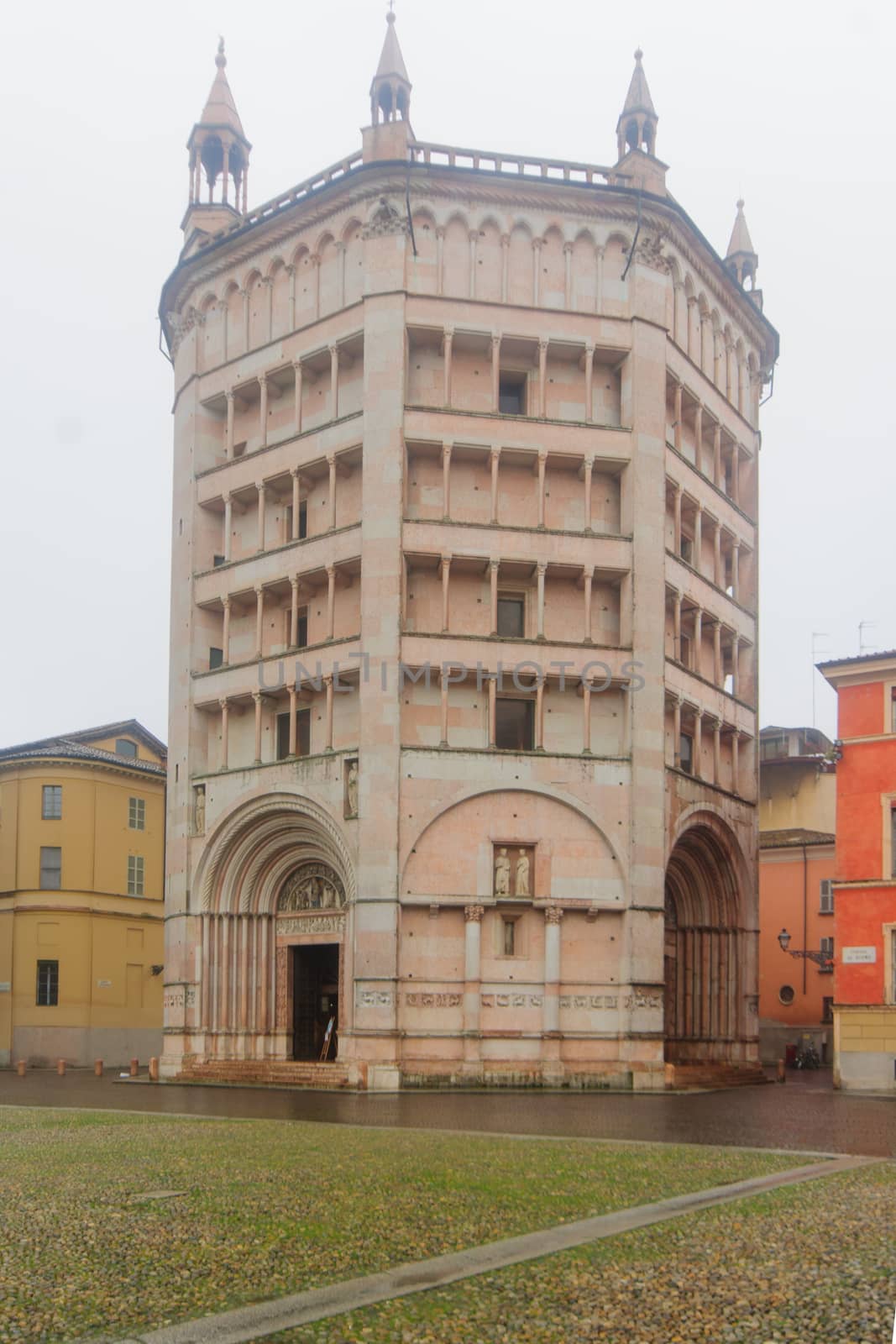 The Baptistery of Parma, Emilia-Romagna, Italy