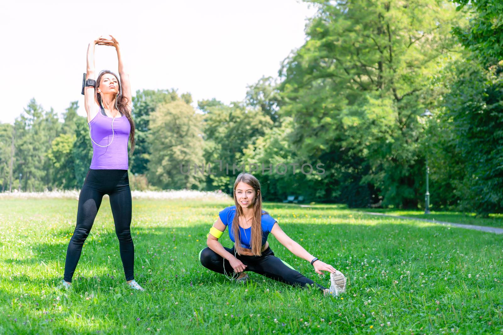 Fitness  activity outdoors by wdnet_studio