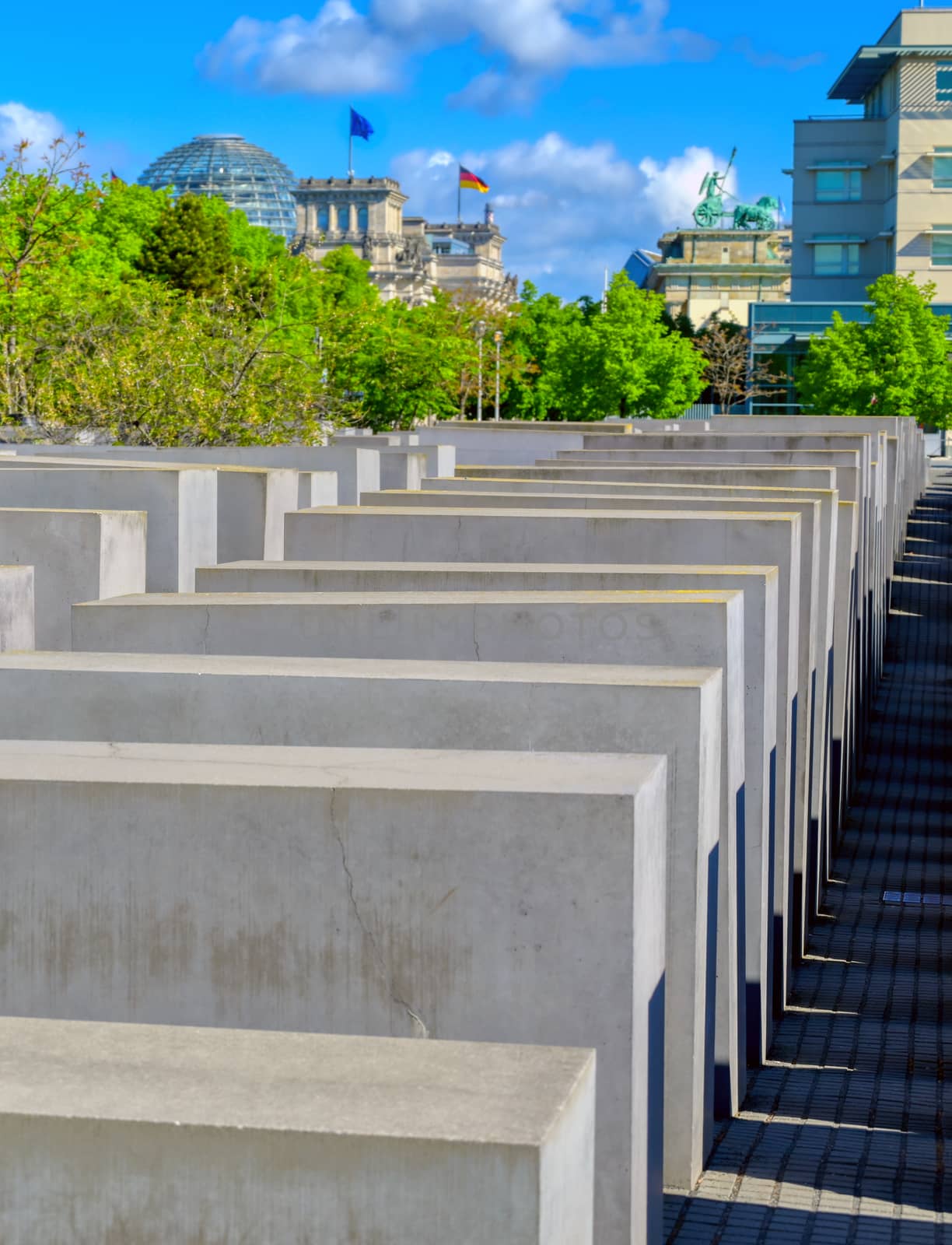 Memorial to the Murdered Jews of Europe in Berlin, Germany by jbyard22