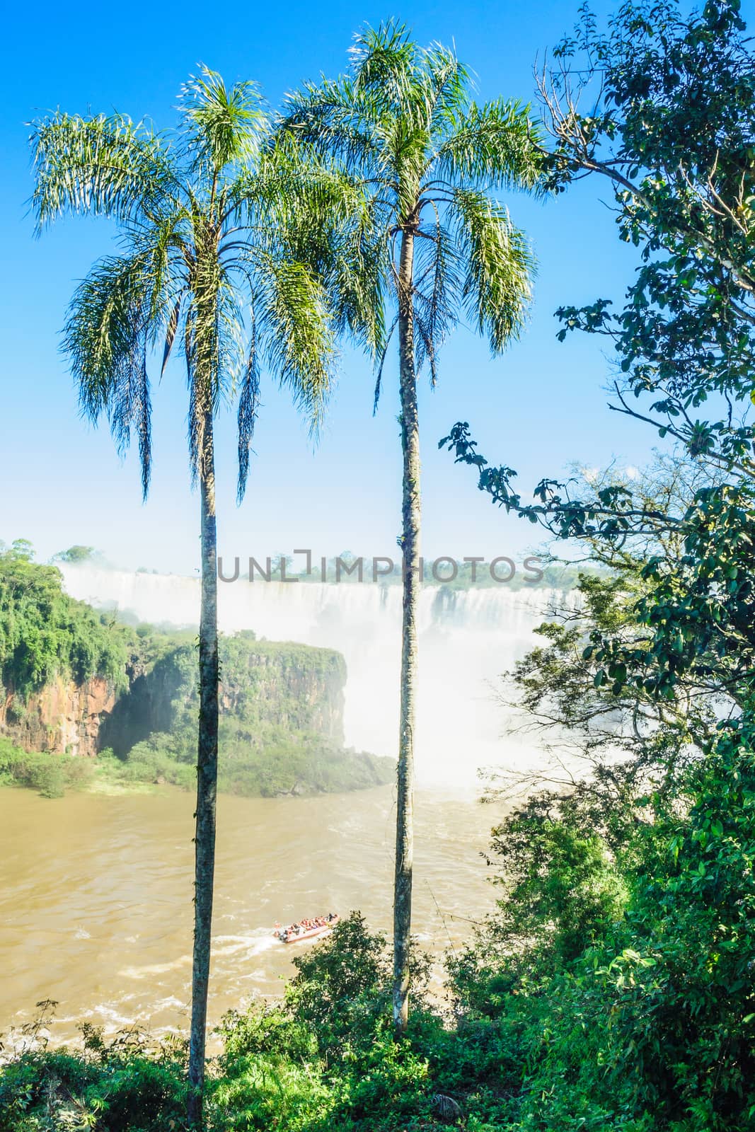 Iguassu National Park, on the border of Argentina and Brazil. Argentinian side