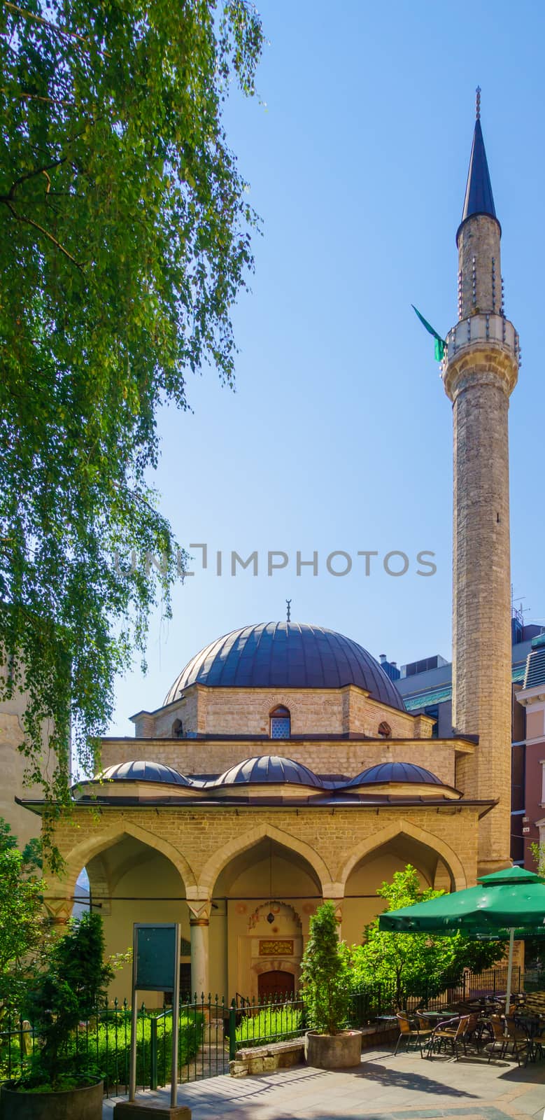 The Ferhadija Mosque (Ferhat-Pasha Mosque, or Ferhad-Beg Vukovic Mosque, in Sarajevo, Bosnia and Herzegovina