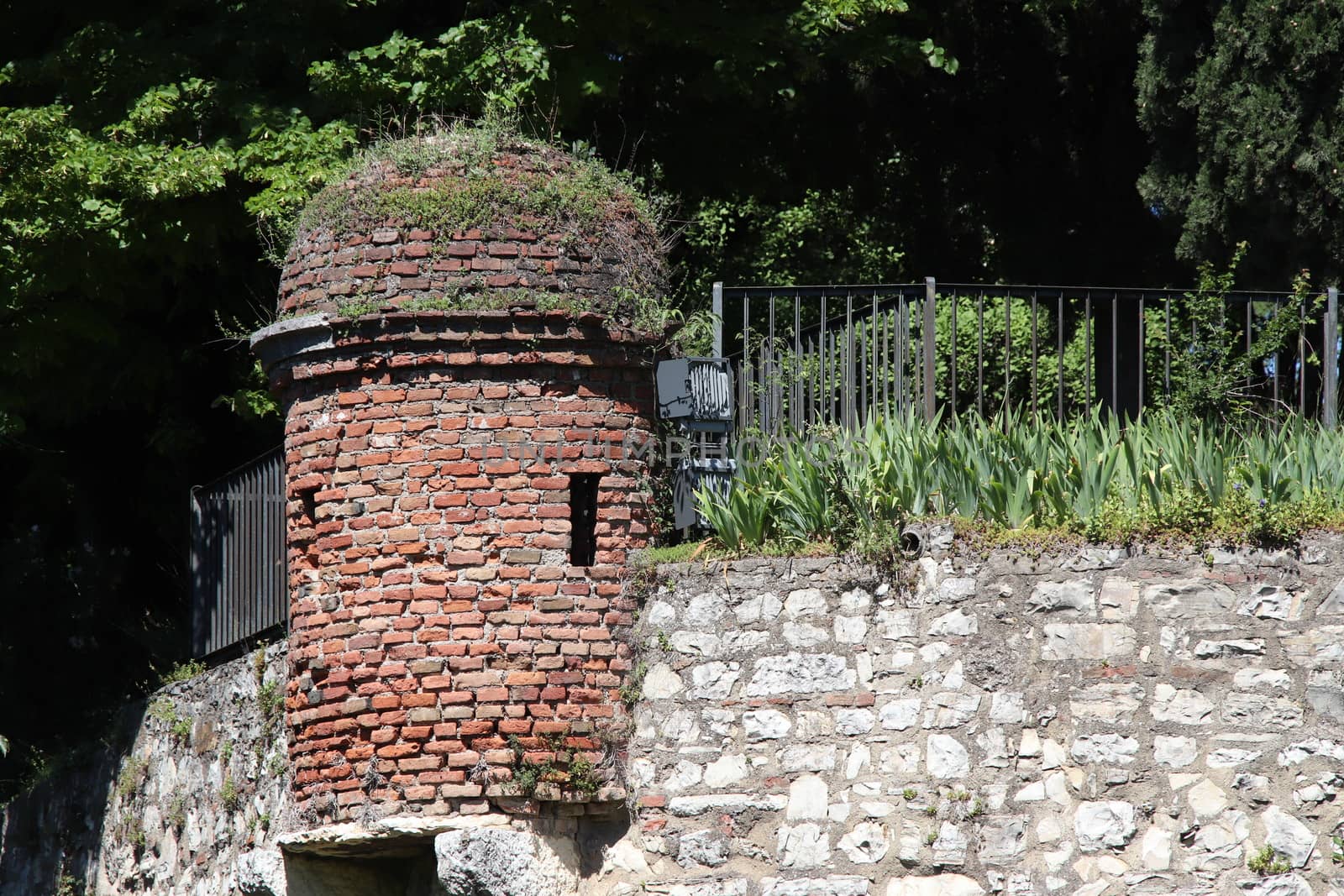 ancient castle in Brescia, a city in northern Italy