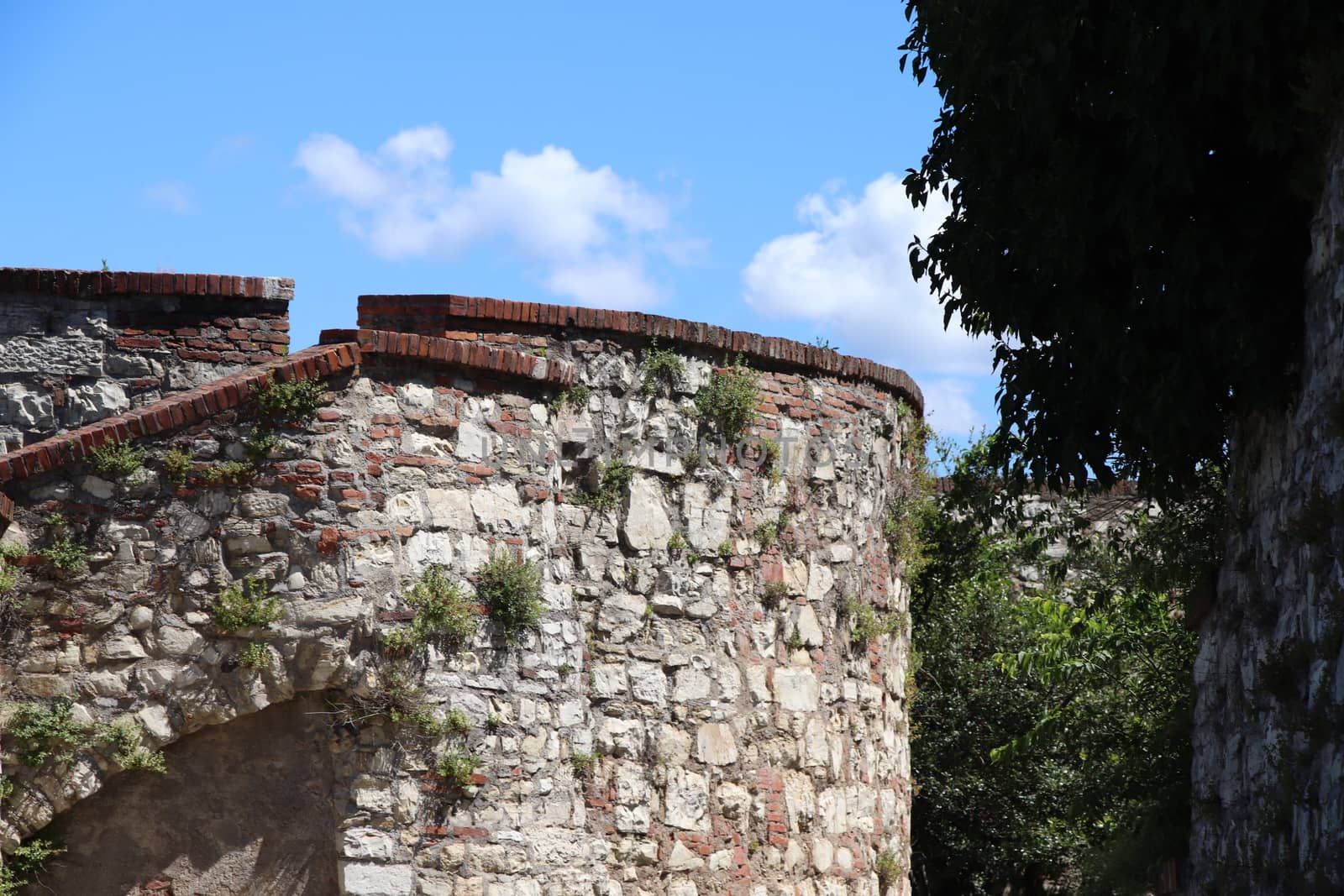 ancient castle in Brescia, a city in northern Italy