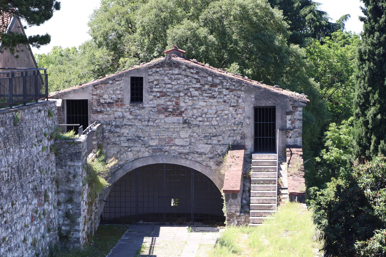 ancient castle in Brescia, a city in northern Italy