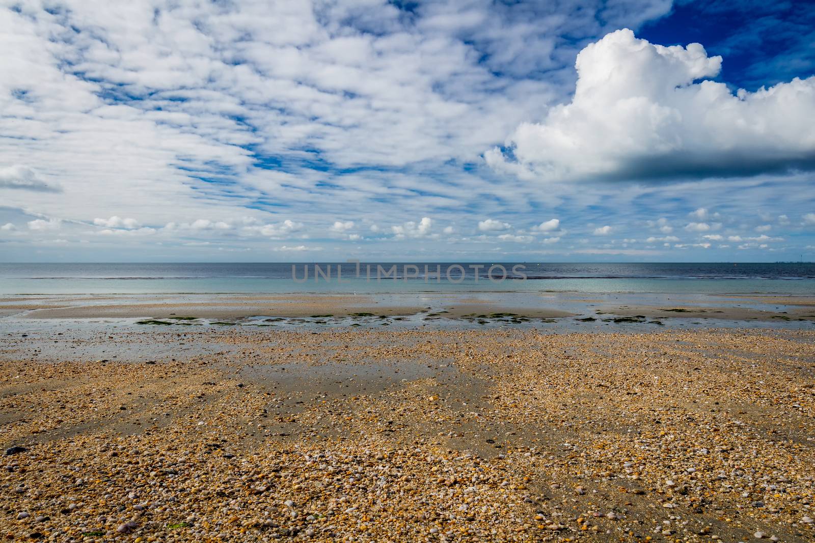 Beach of Landrezac, Sarzeau, Morbihan, Brittany (Bretagne), France