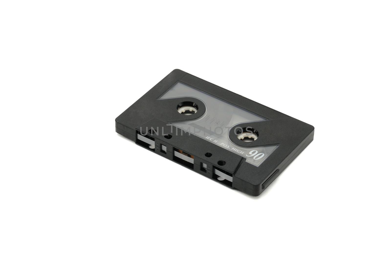 Compact audio cassette for use on audio tape recorders, music players and tape decks.Retro.