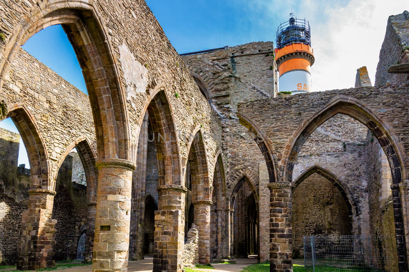 Abbaye Saint-Mathieu de Fine-Terre, Brittany (Bretagne), France