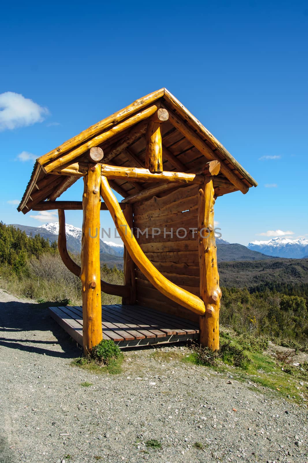 Bus station in Patagonia by RnDmS