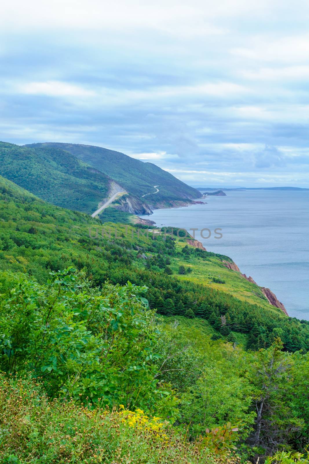 Landscape (near Cap Rouge) along the Cabot Trail by RnDmS