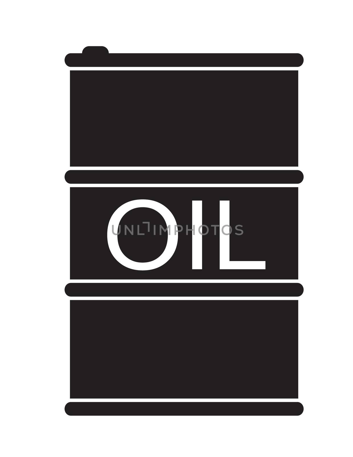 barrel oil icon on white background. flat style design. barrel o by suthee