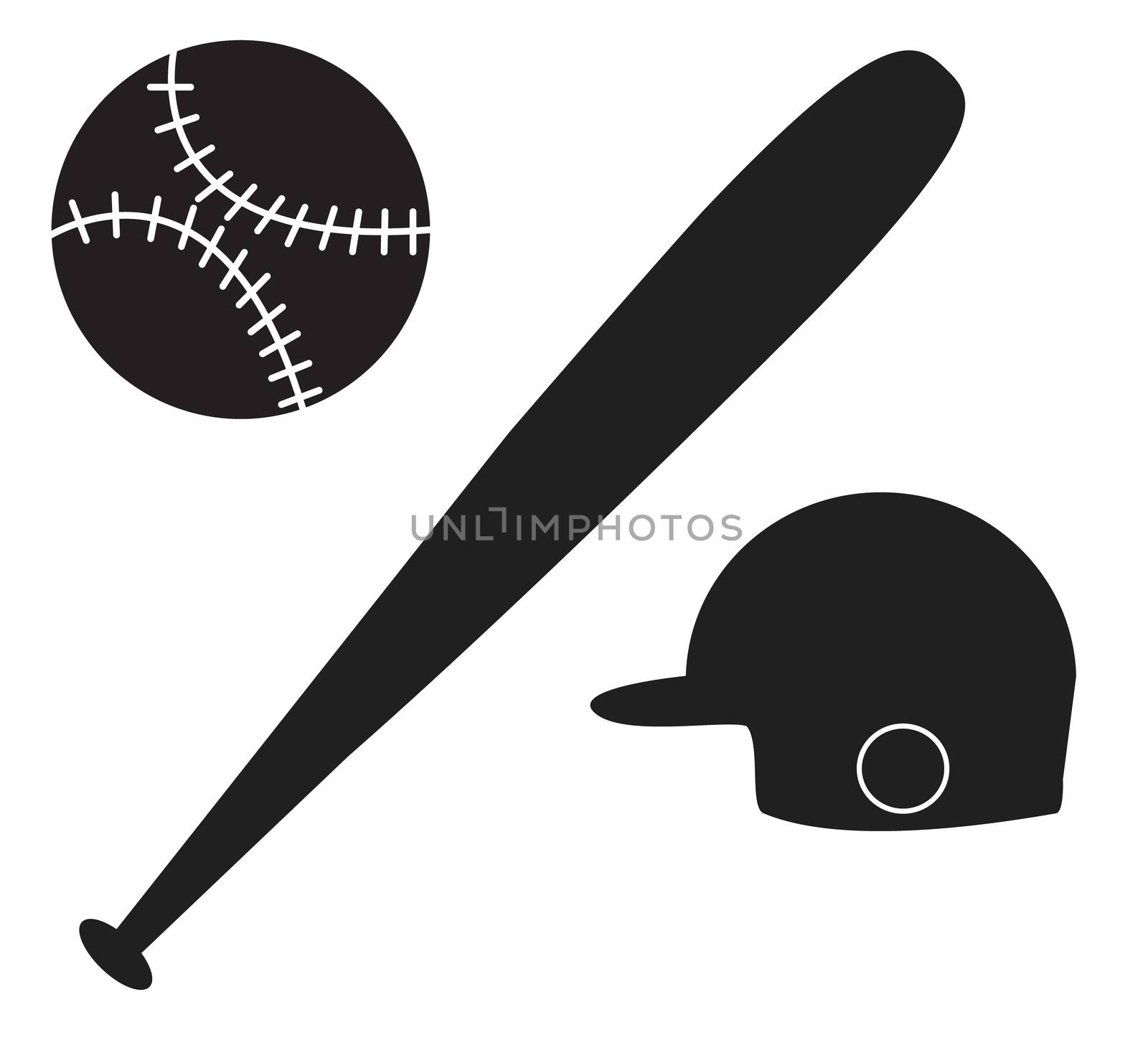 baseball icon on white background. baseball sign.  by suthee