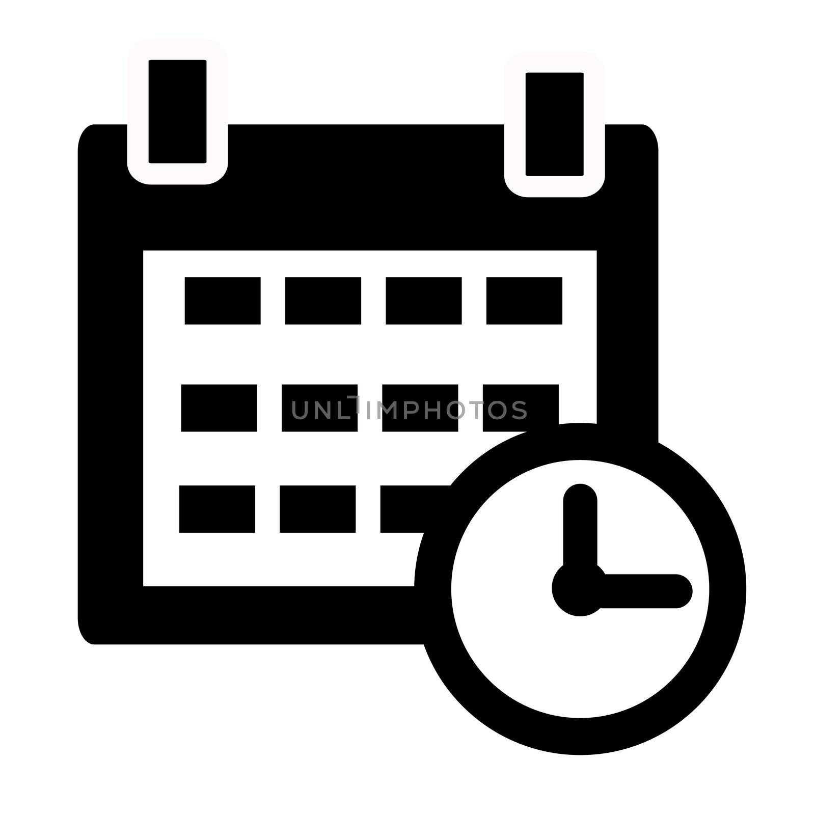calendar icon on white background. calendar sign. flat design st by suthee