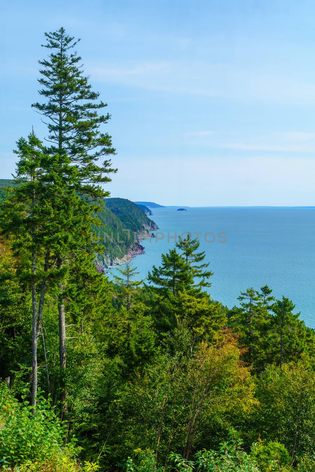 Coastal landscape in Fundy Trail Parkway by RnDmS