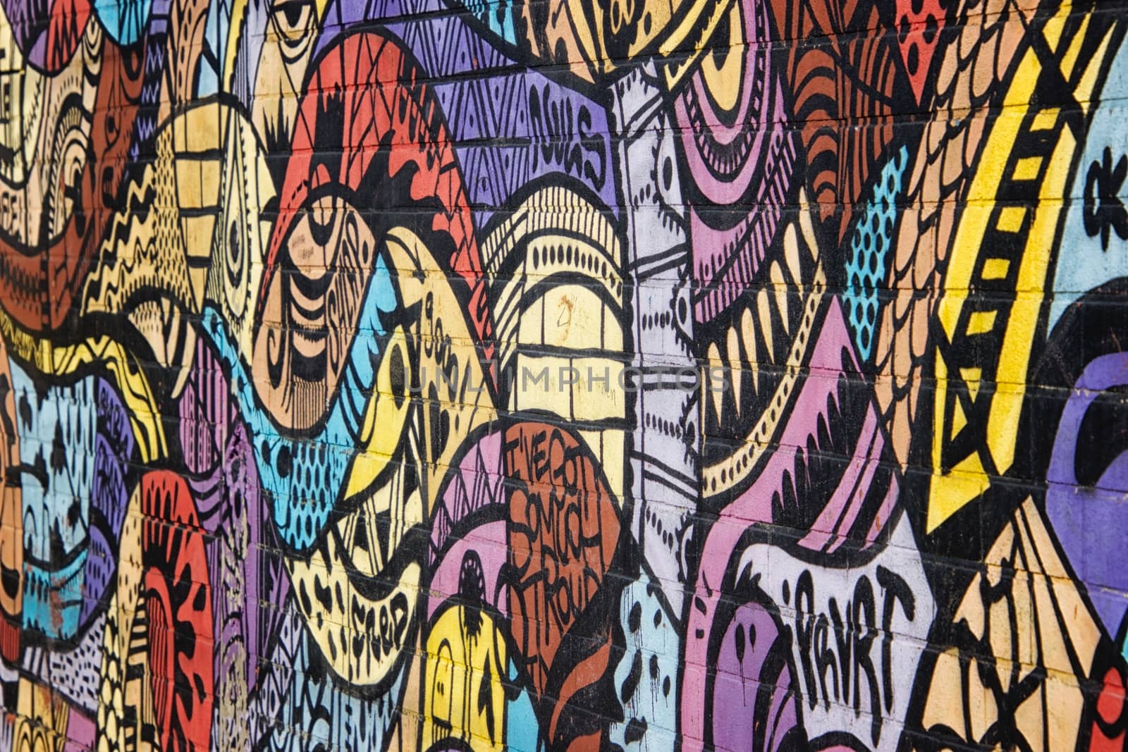 Colorful mural - Street art