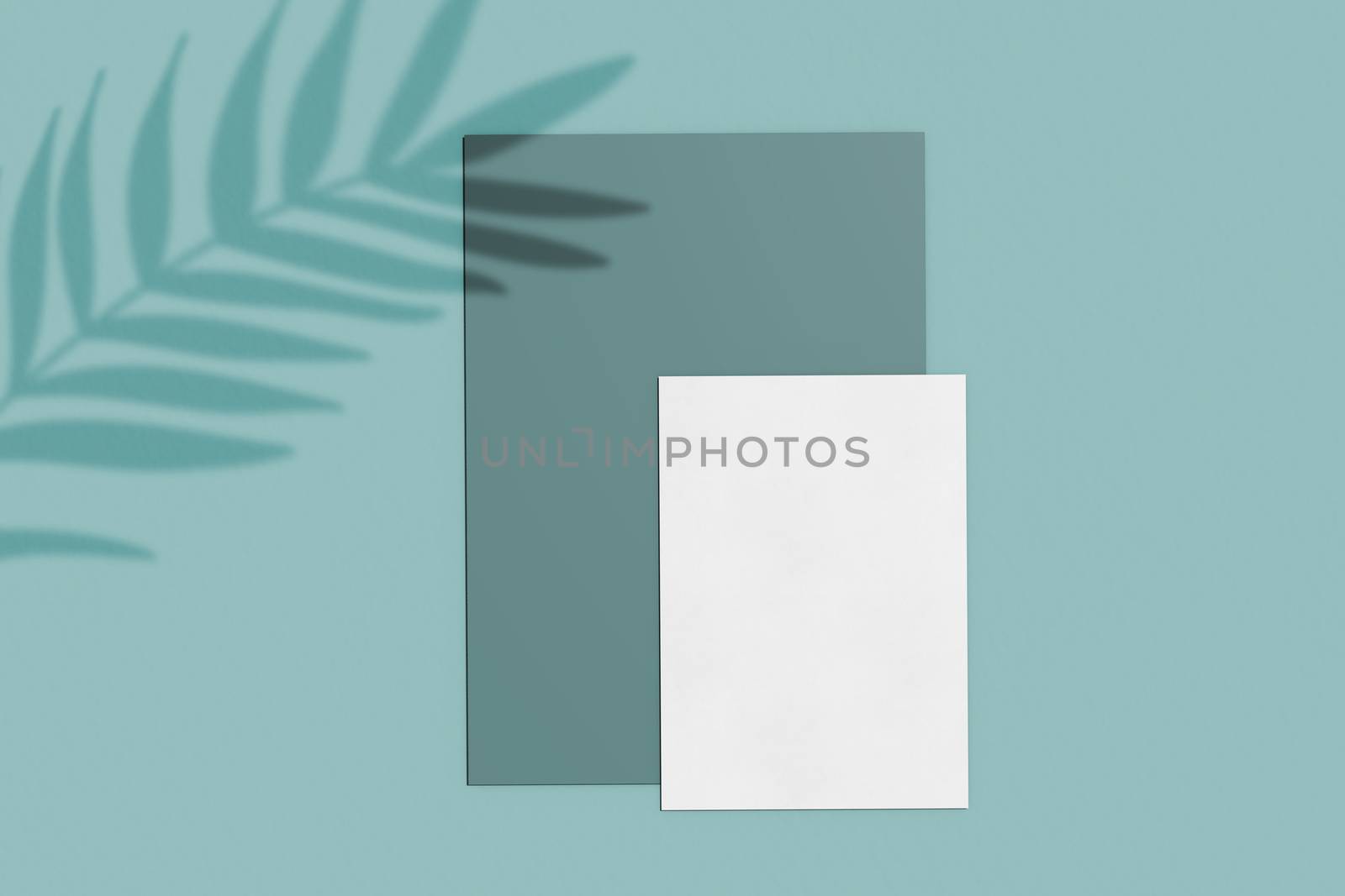 Branding identity mockup of blank business card and paper natura by nuchylee