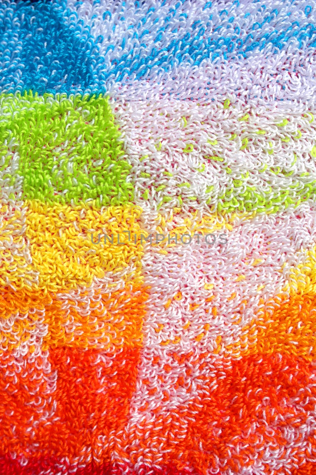 Color towel macro texture. Abstract background