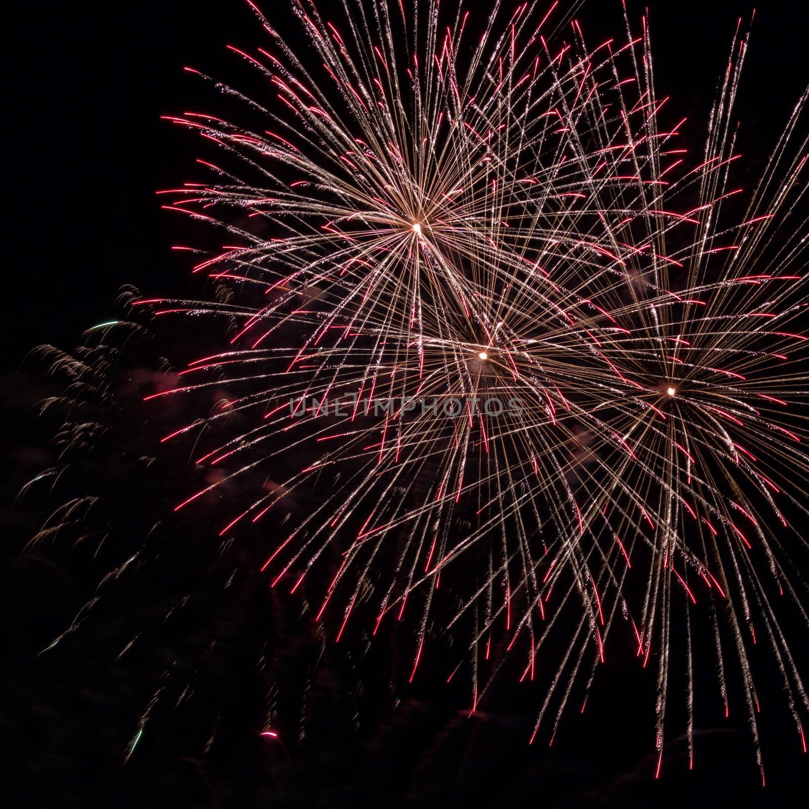 Fireworks light up the sky with dazzling display in Palamos, tow by Digoarpi