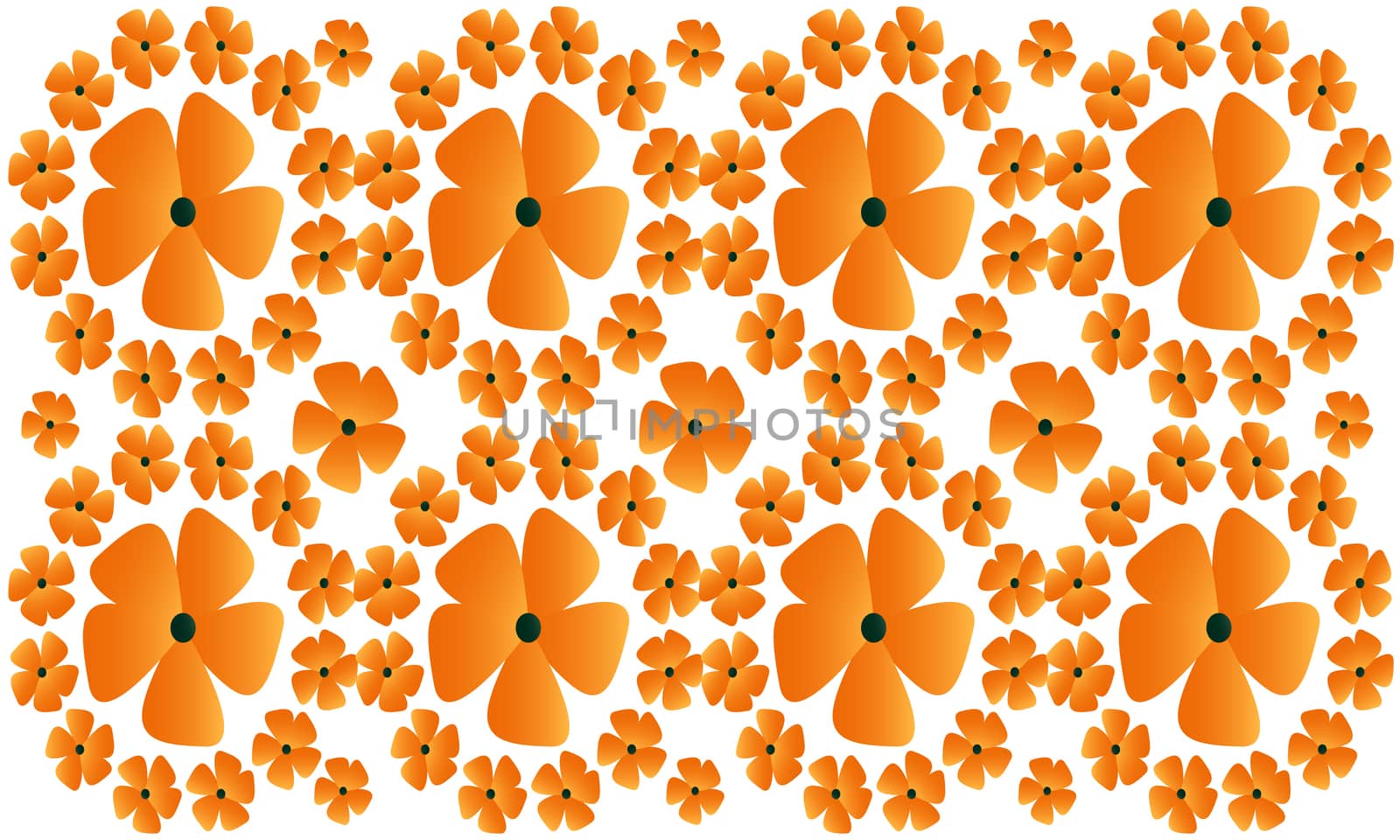 digital textile design of flowers art by aanavcreationsplus