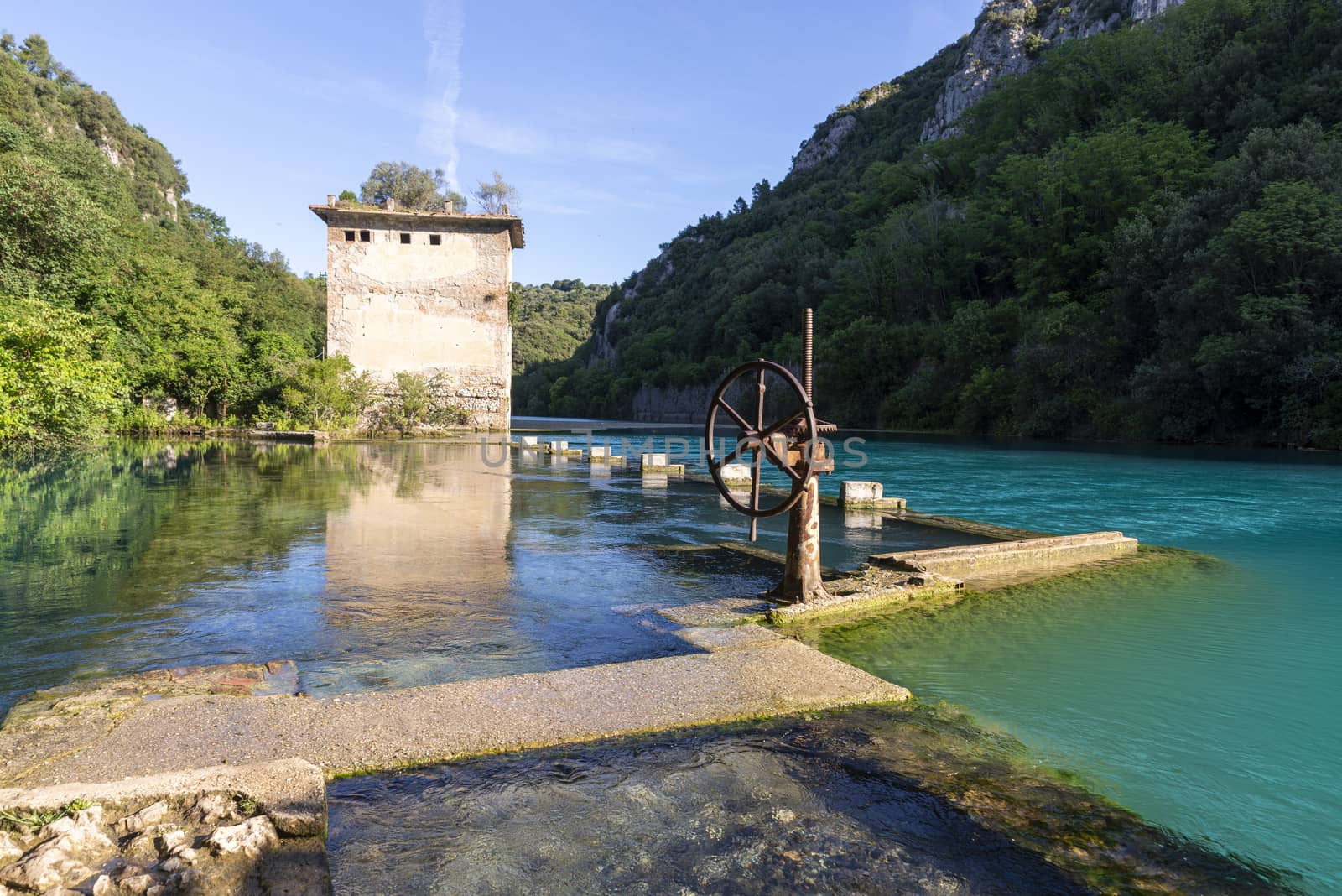 narni stifone heavenly place with blue water surrounded by greenery