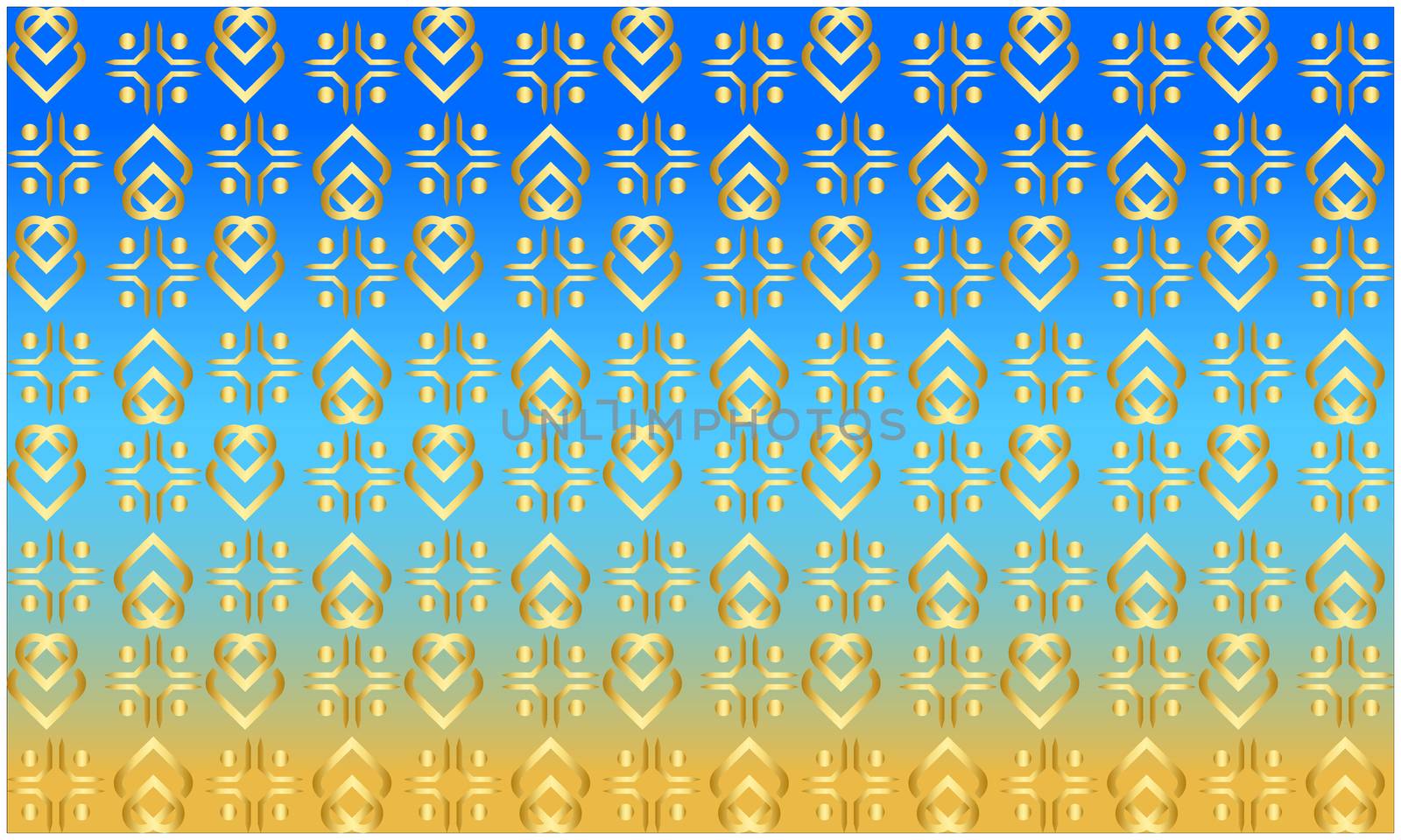 digital textile design of gold leaves art by aanavcreationsplus