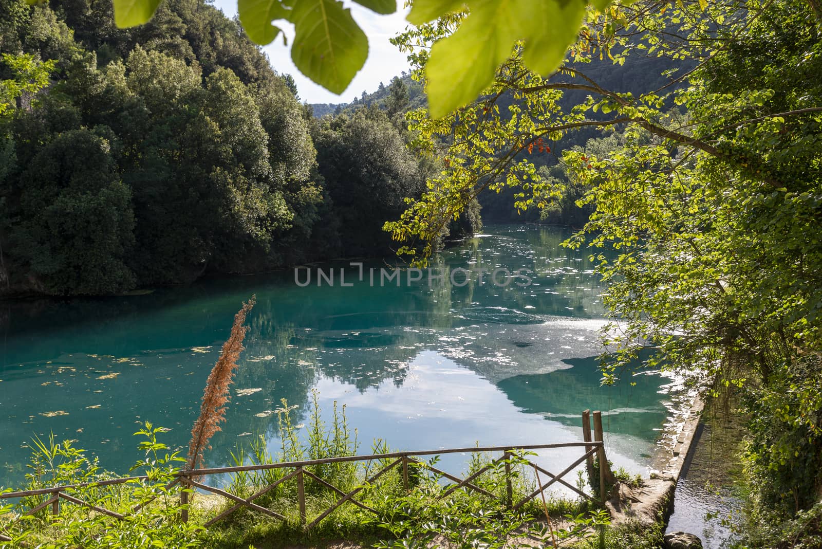 narni stifone heavenly place with blue water surrounded by greenery