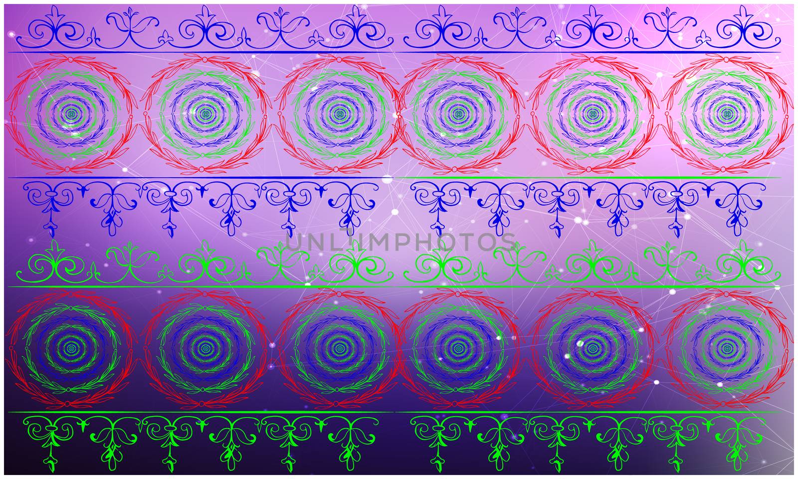 digital textile design on neon art on abstract background by aanavcreationsplus