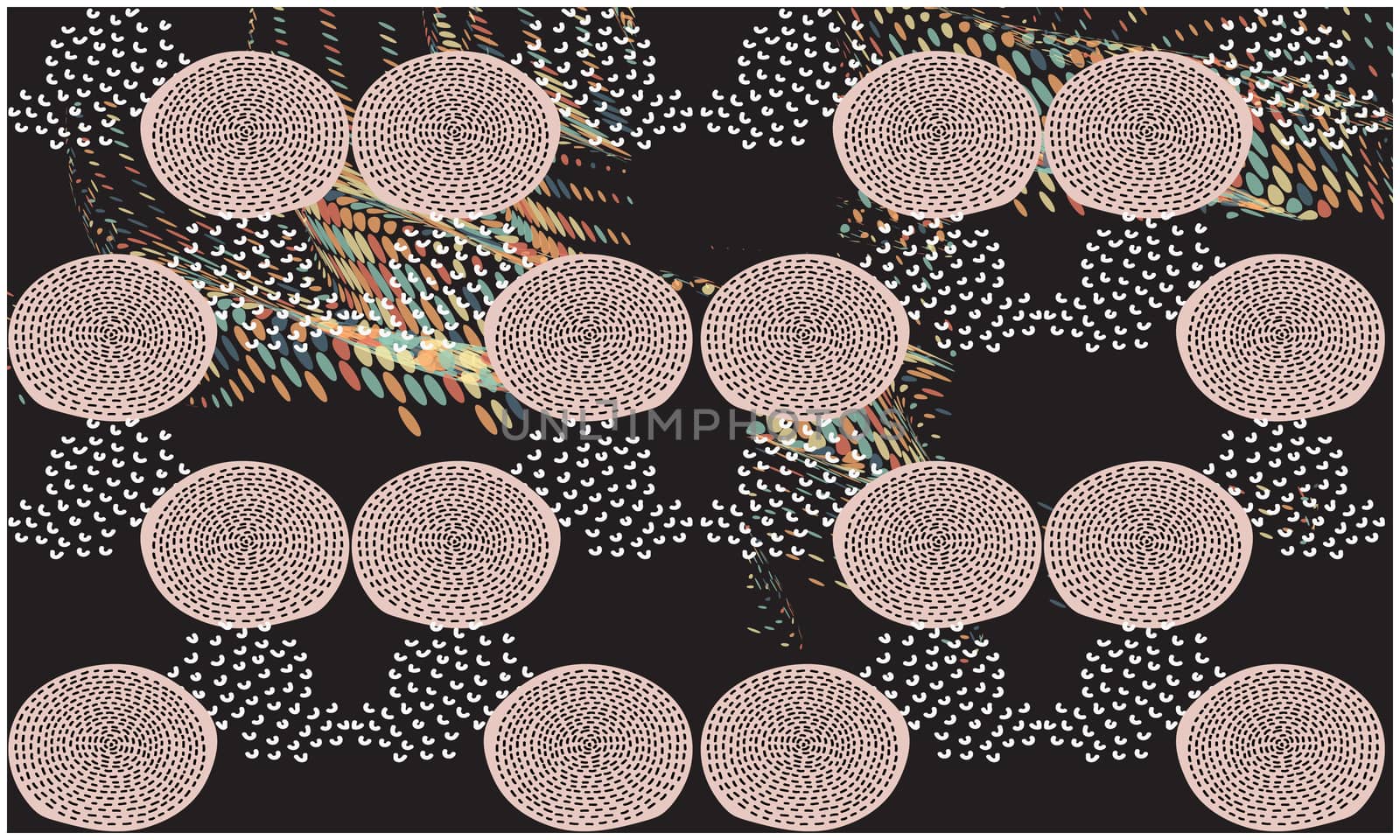 digital textile design of floral art by aanavcreationsplus