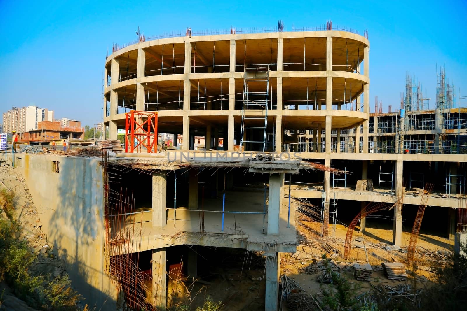 Mumbai, India - march 2018 : new construction of building in Mumbai