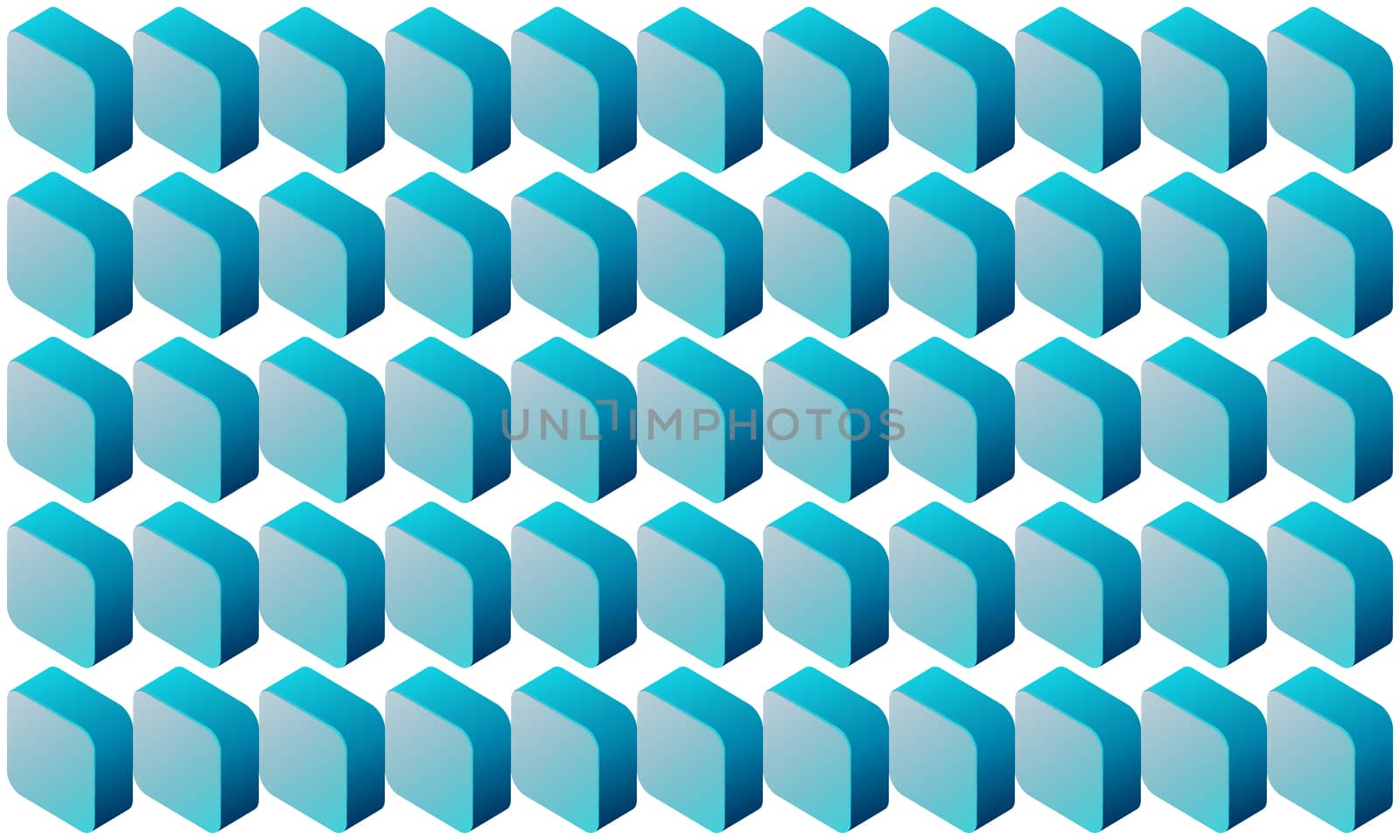 digital textile design of small cubes