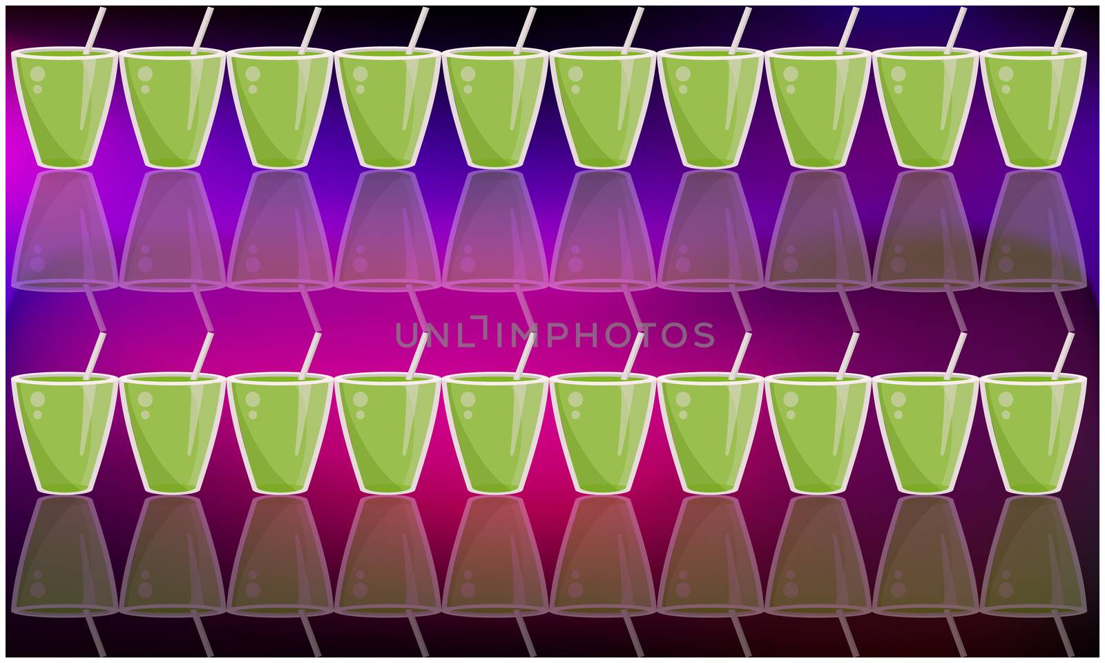 digital textile design of drinks glass on abstract background by aanavcreationsplus