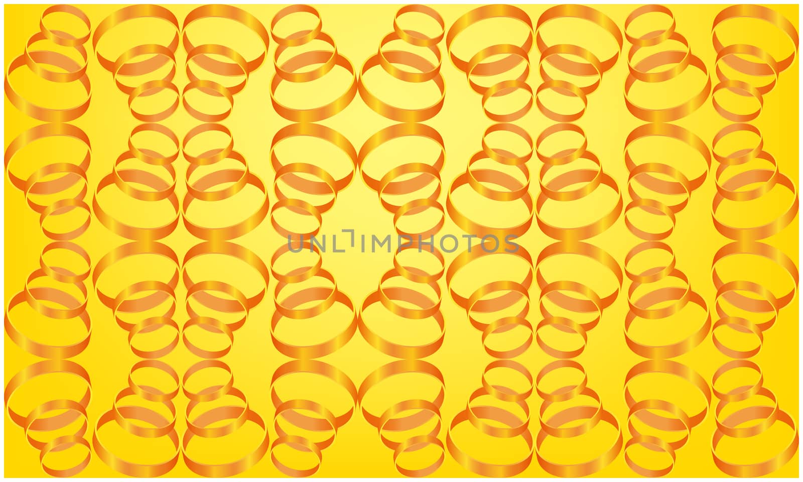 digital textile design of rings on abstract background