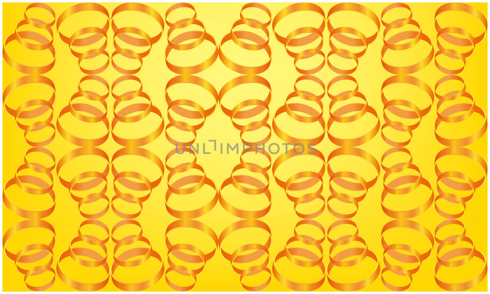 digital textile design of rings on abstract background