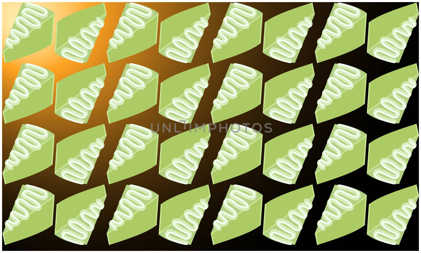 digital textile design of polygon art on abstract background