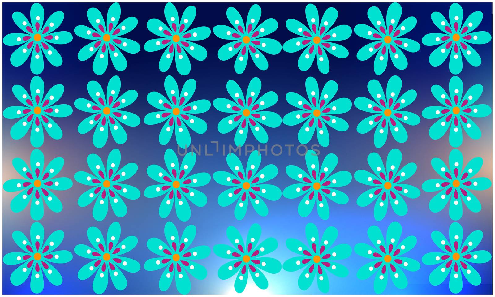 digital textile design of flowers art on abstract background by aanavcreationsplus