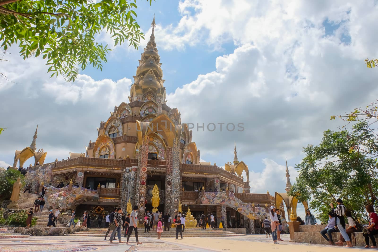 My holiday in tourism in Phetchabun is here  Wat Phra That Pha Son Kaew. : October 28,2016 ,Khao Kho District, Phetchabun Province, Thailand.