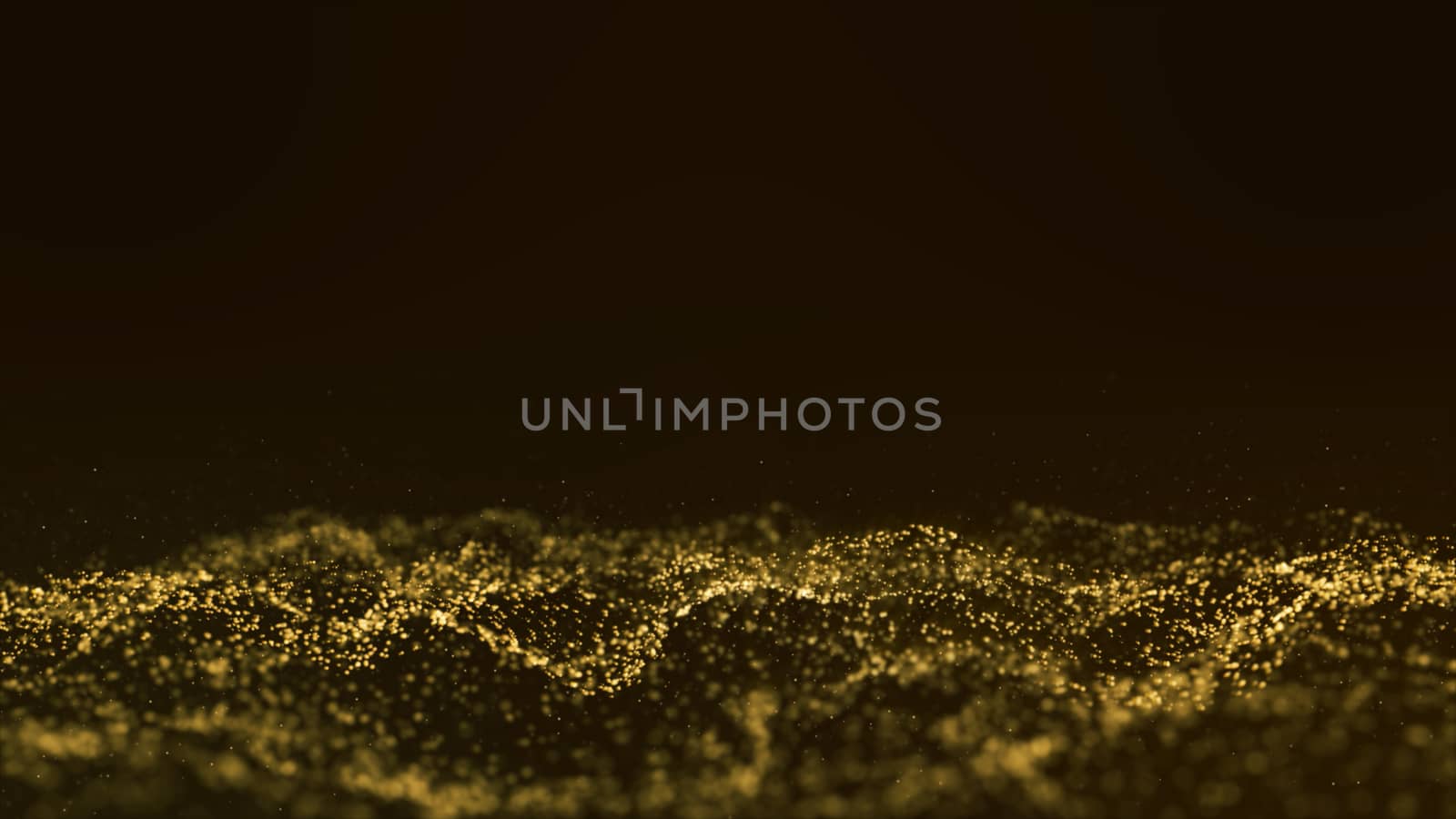 Particle background Sparkling gold Has a bright shine Sparkling, by photosam