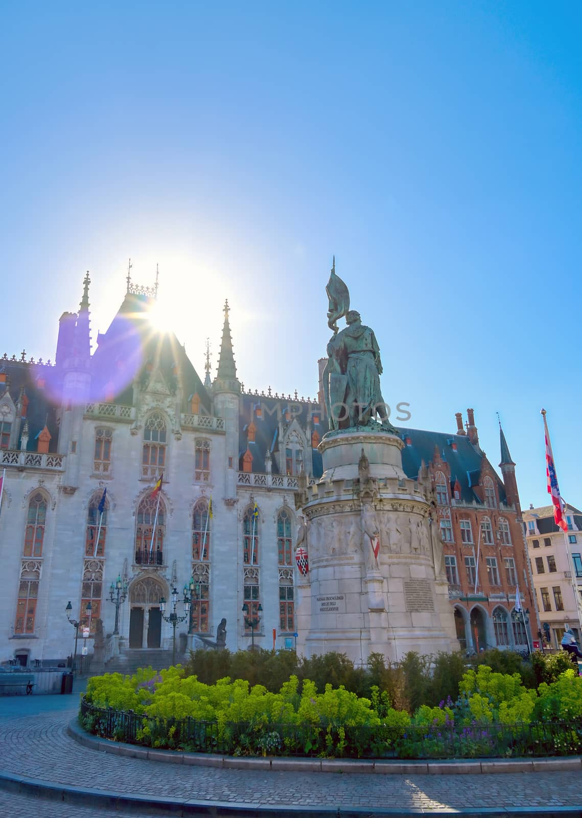 The Provinciaal Hof (Province Court) is a Neogothical building on the market place in Bruges, Belgium.