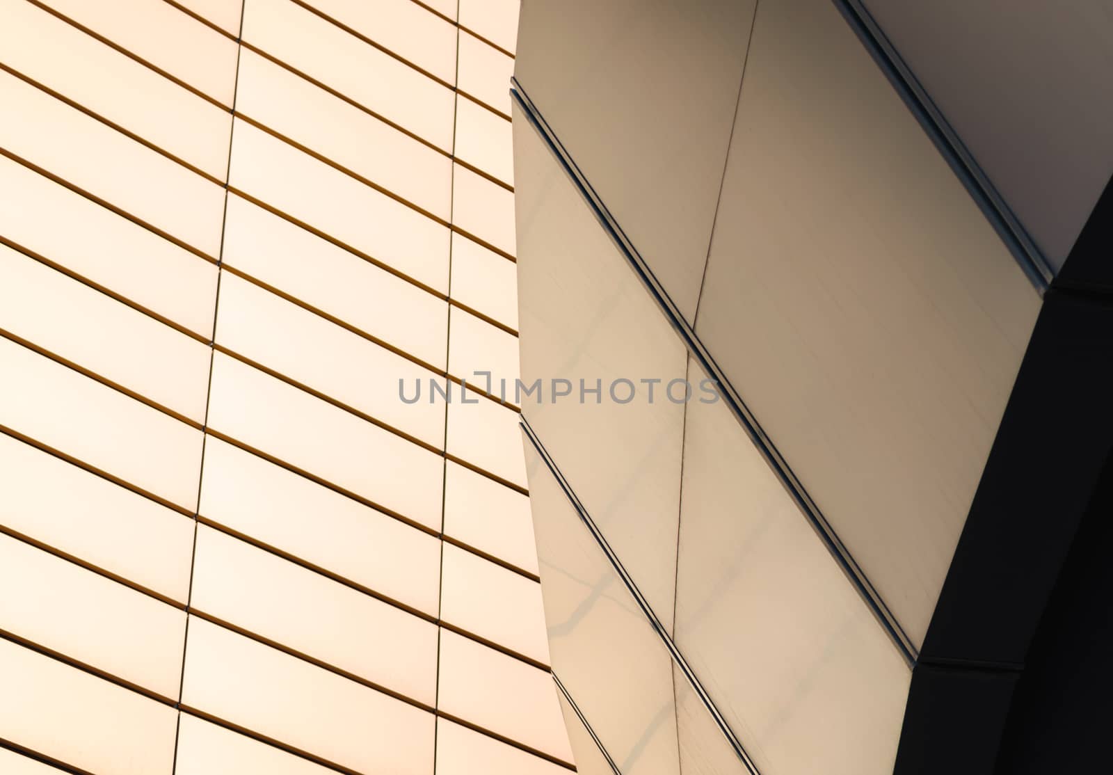 part of the wall high orange modern building architectural abstract background pattern