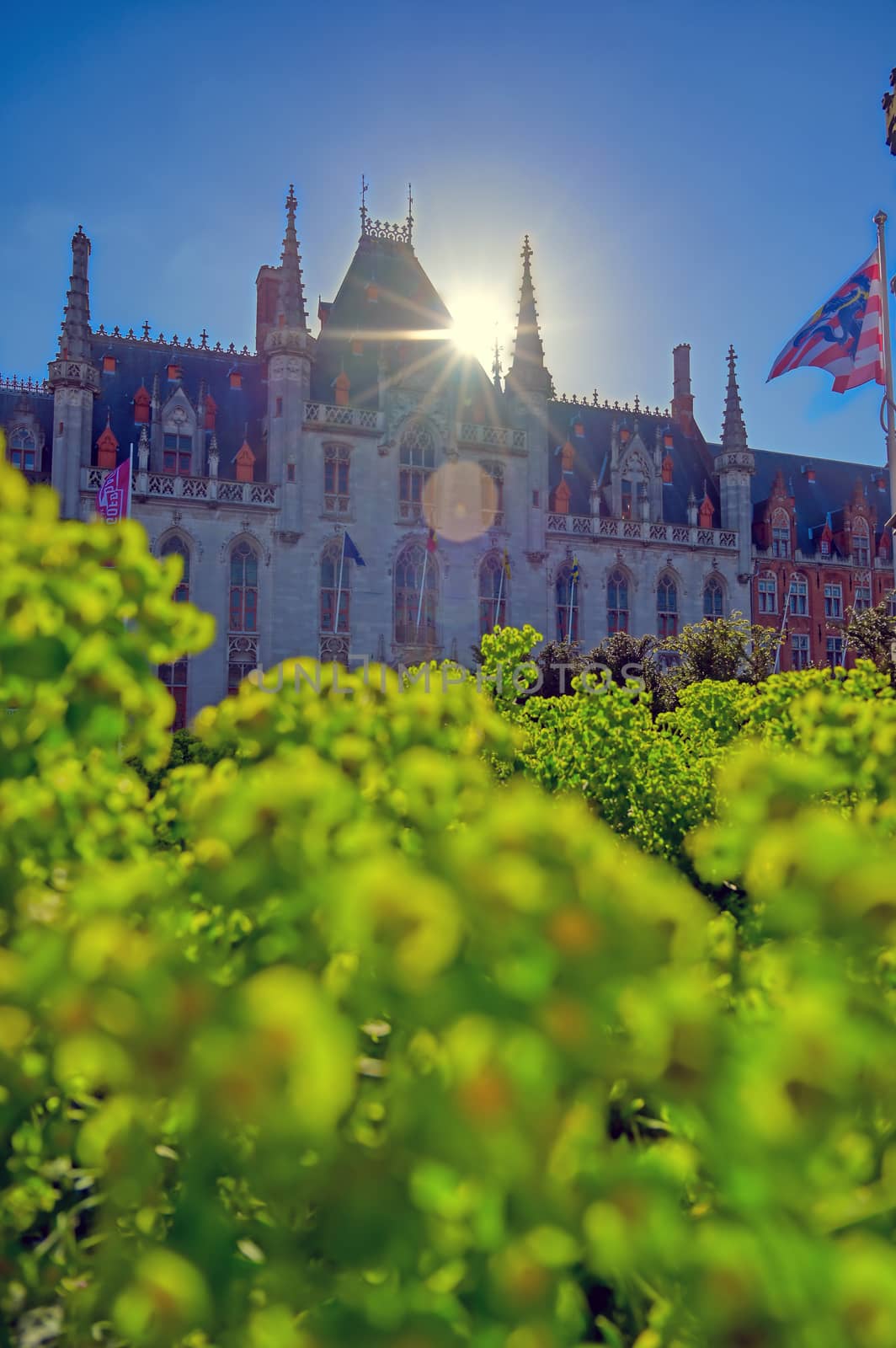 The Provinciaal Hof (Province Court) is a Neogothical building on the market place in Bruges, Belgium.