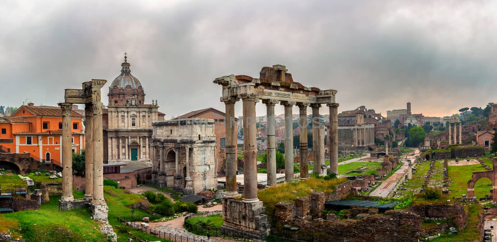 Roman Forum, Rome's historic center, Italy