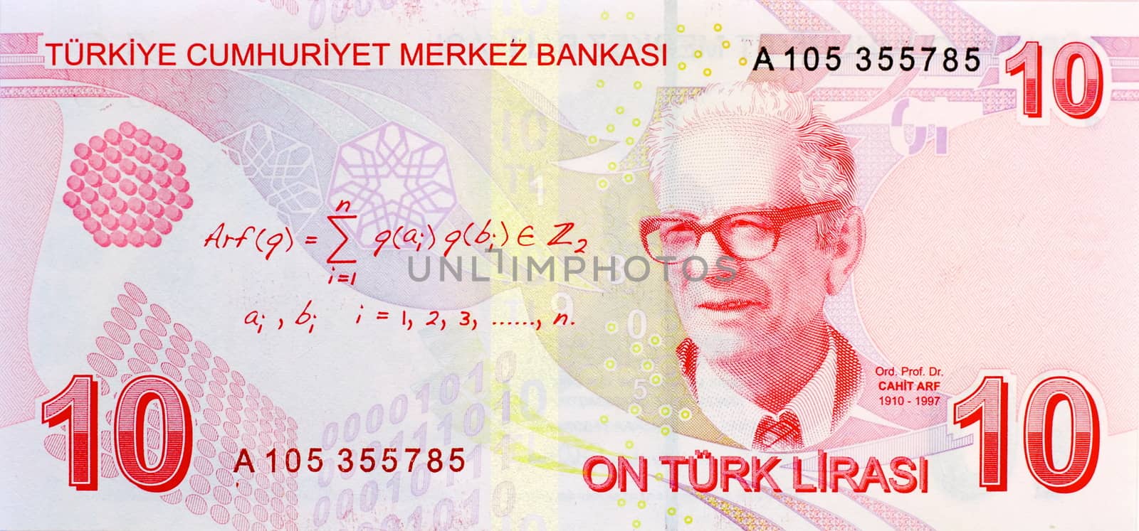 10 Lira banknote back