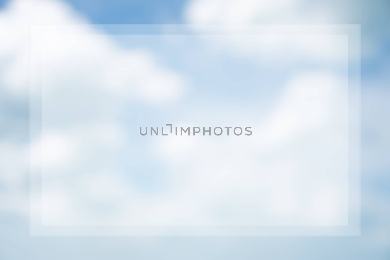 Copy space blur summer blue sky and white cloud background. by Suwant