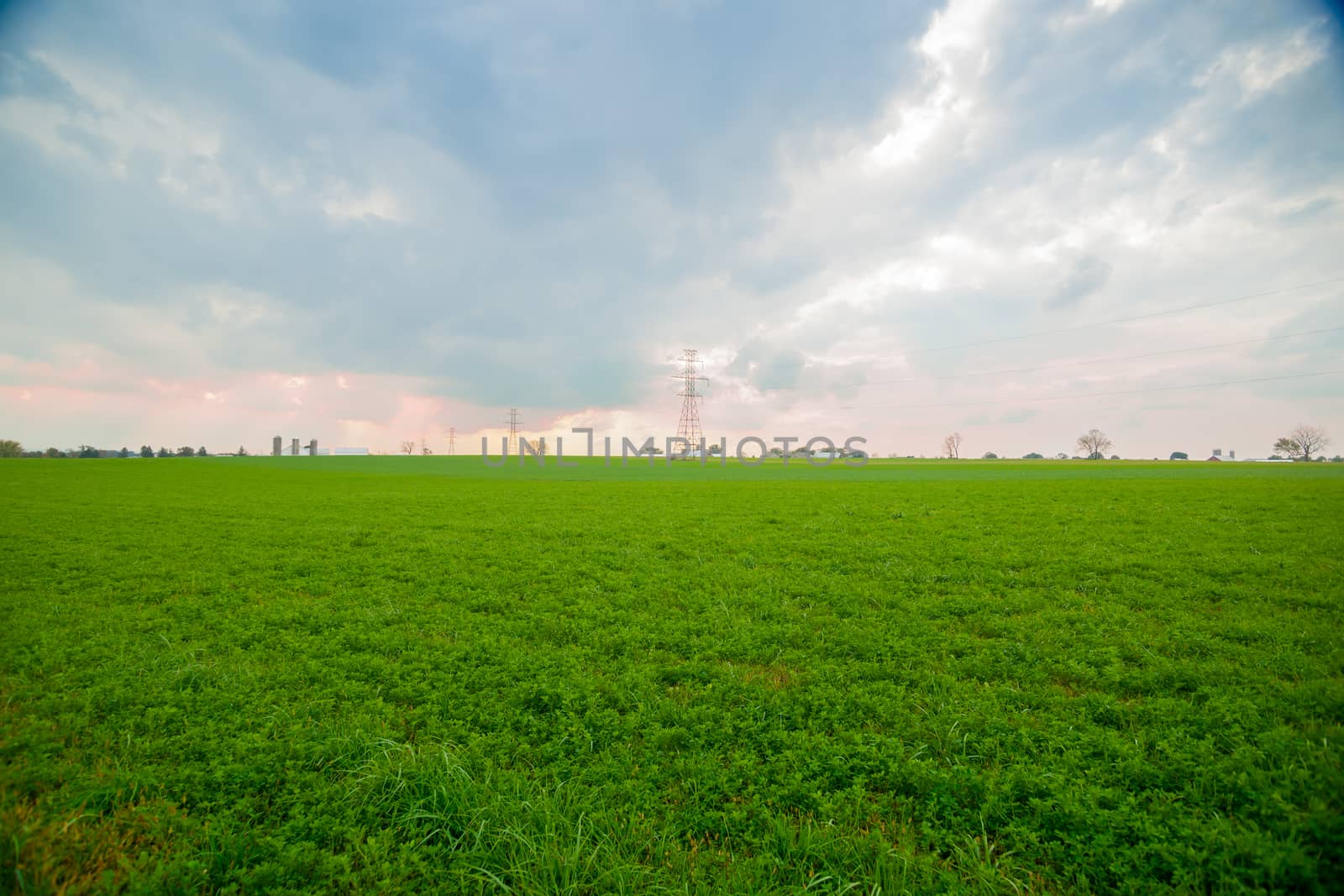 Lancaster expansive green rural landscape.