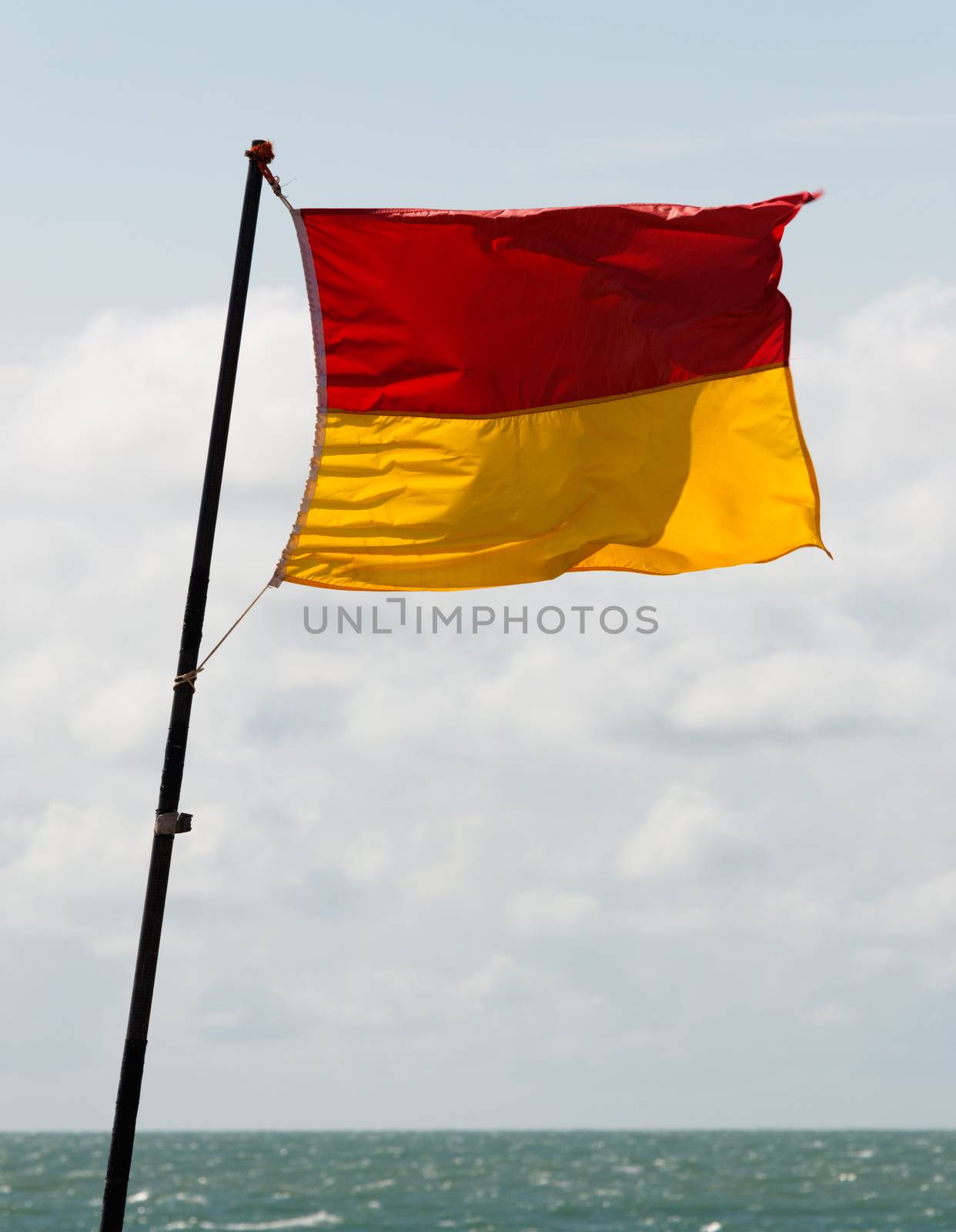 Lifeguard patrolled area flag by TimAwe