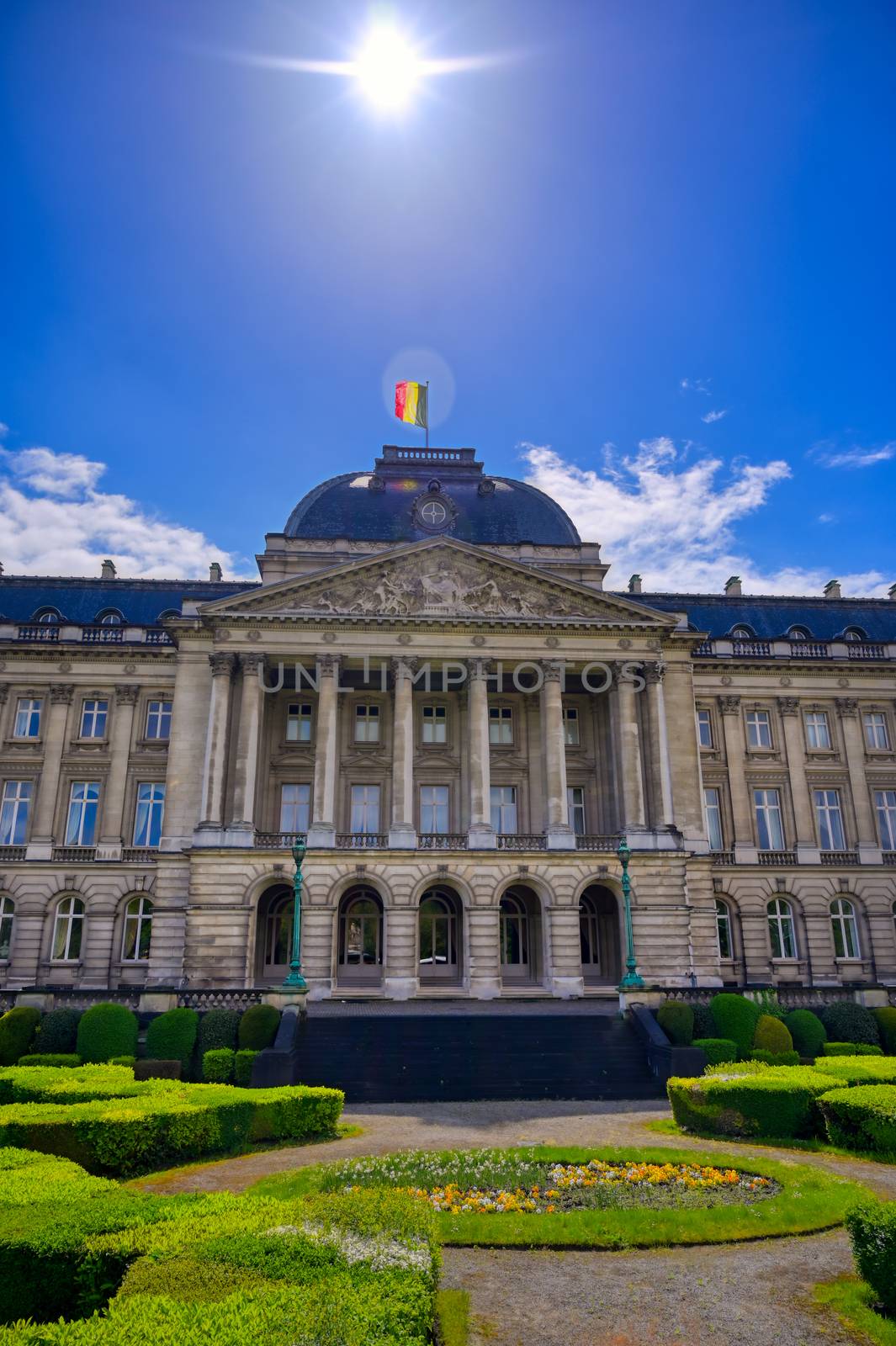 The Royal Palace of Brussels is the official palace of the King and Queen of the Belgians in the center of the nation's capital of Brussels, Belgium.