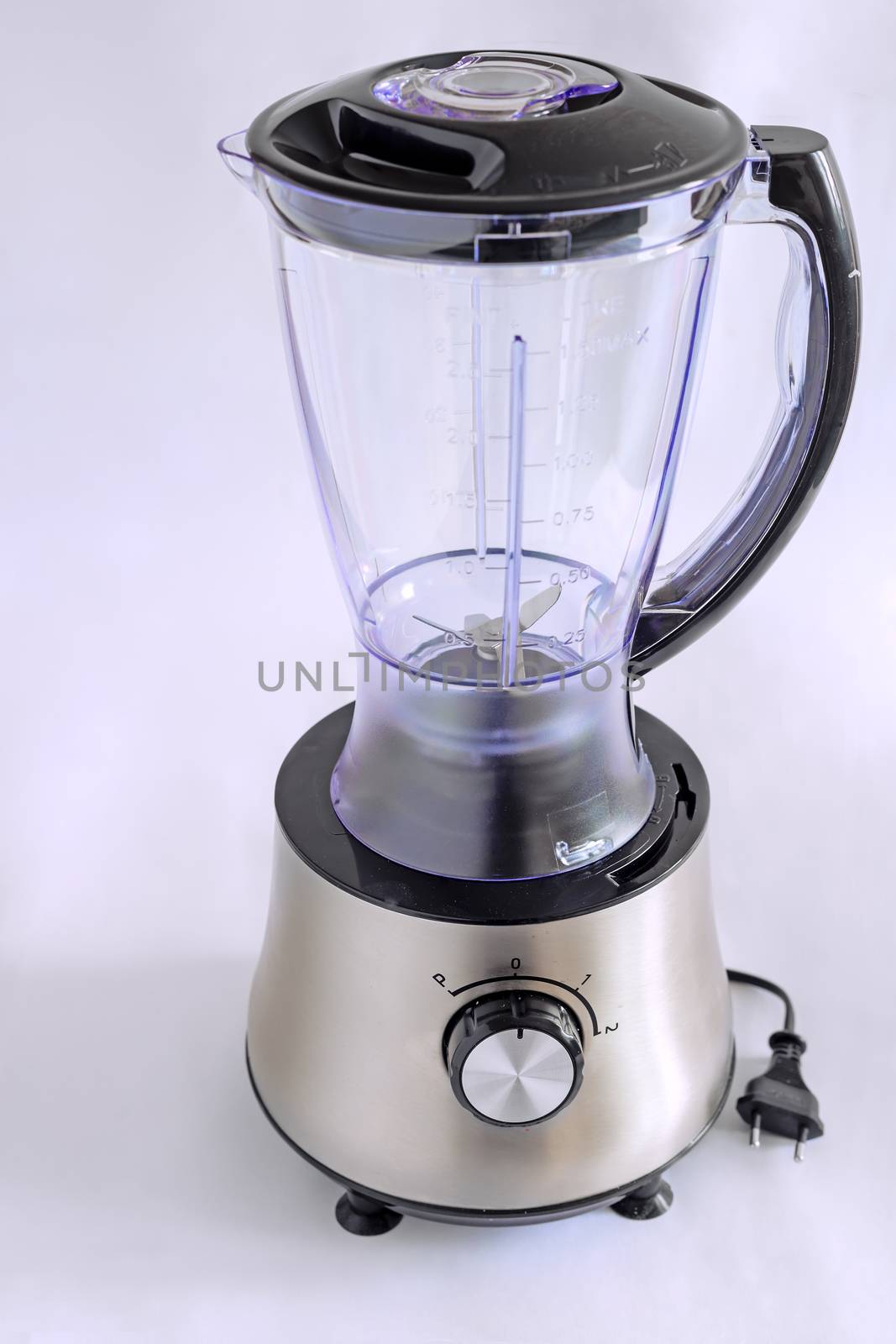 Home appliances: convenient blender for mixing cocktails, drinks, smoothies.