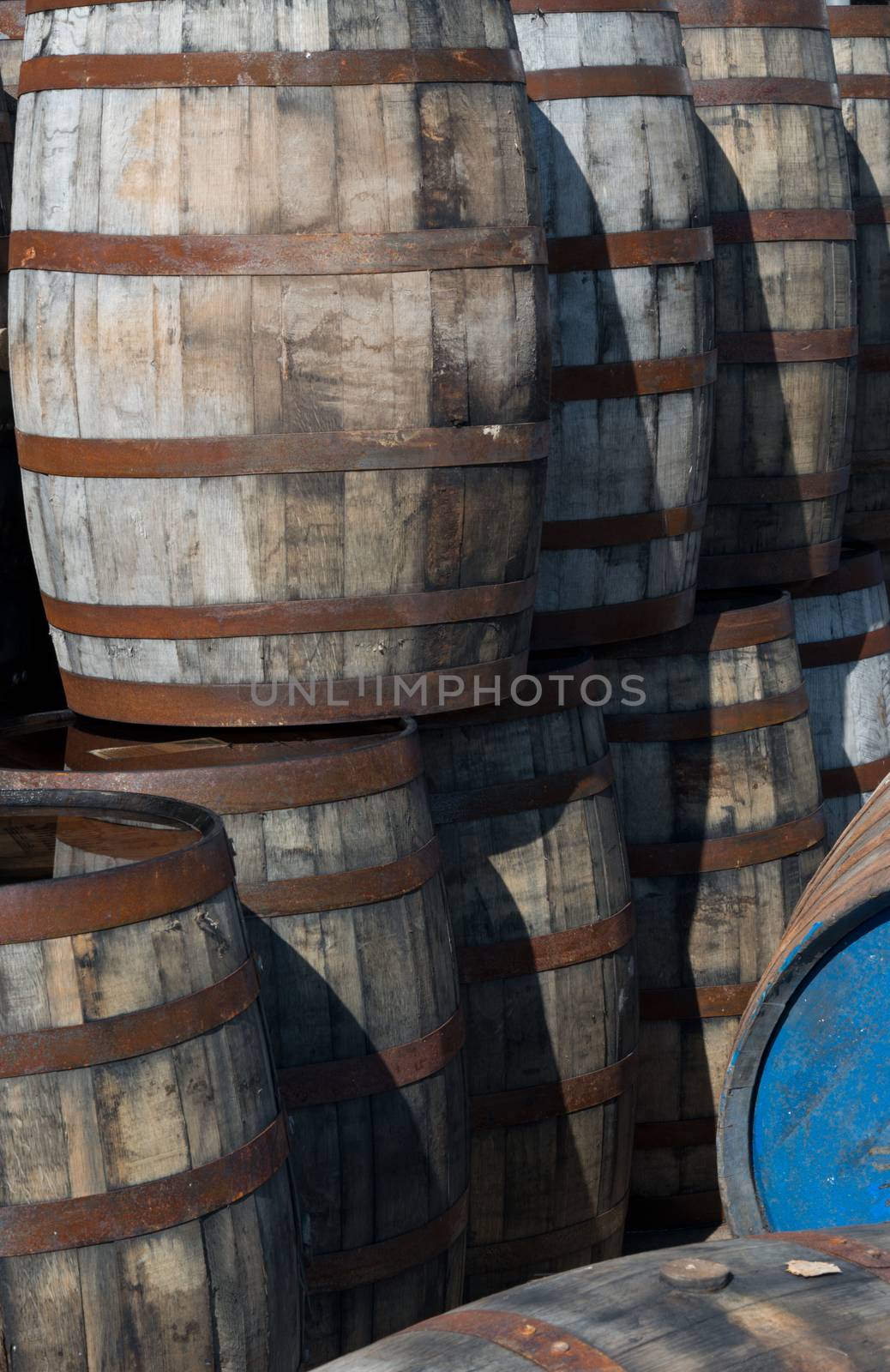 Old Whisky Barrrels by TimAwe